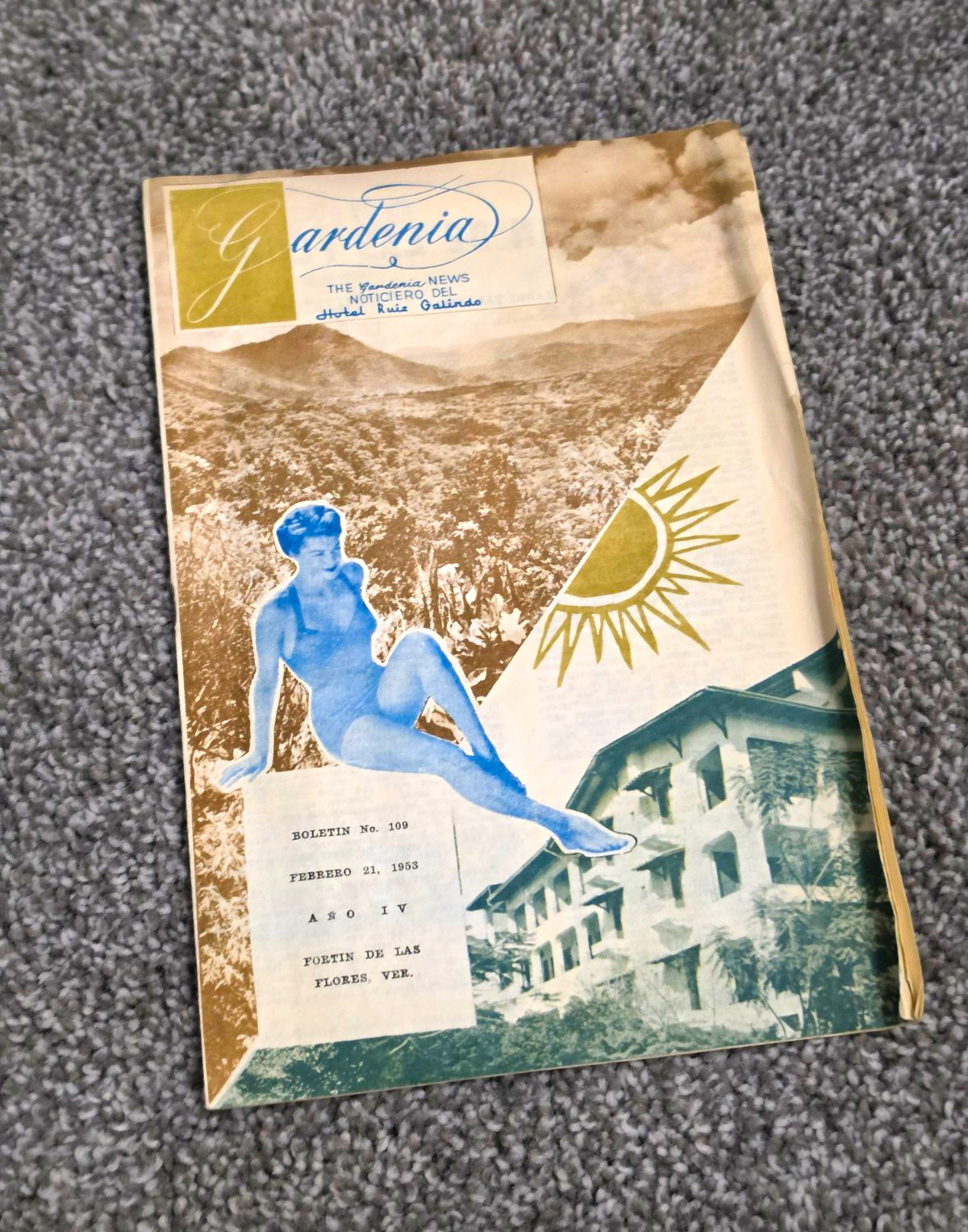 Vintage 1953 Hotel Ruiz Galindo \