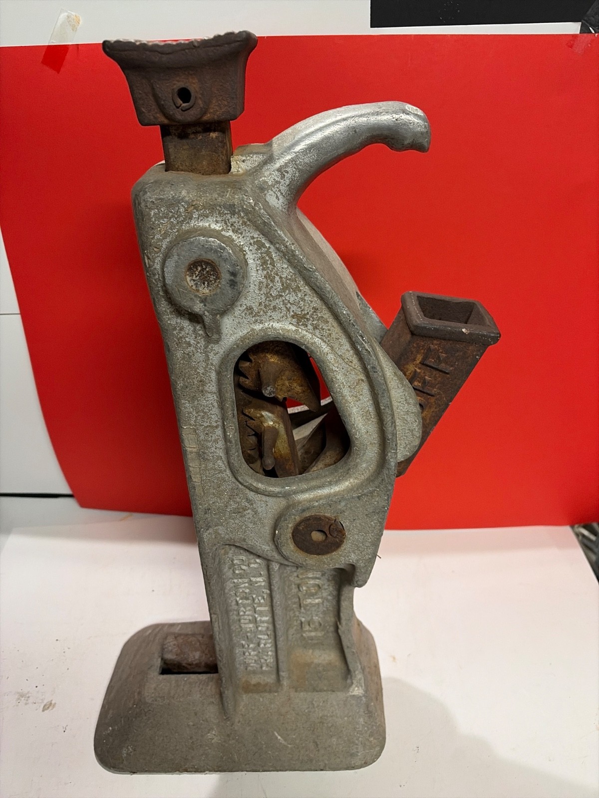 Vintage Duff Norton Railroad Jack 15 Ton No. 117-AC Working RARE Vintage Duff Norton Railroad Jack 15 Ton No. 117-AC Working RARE