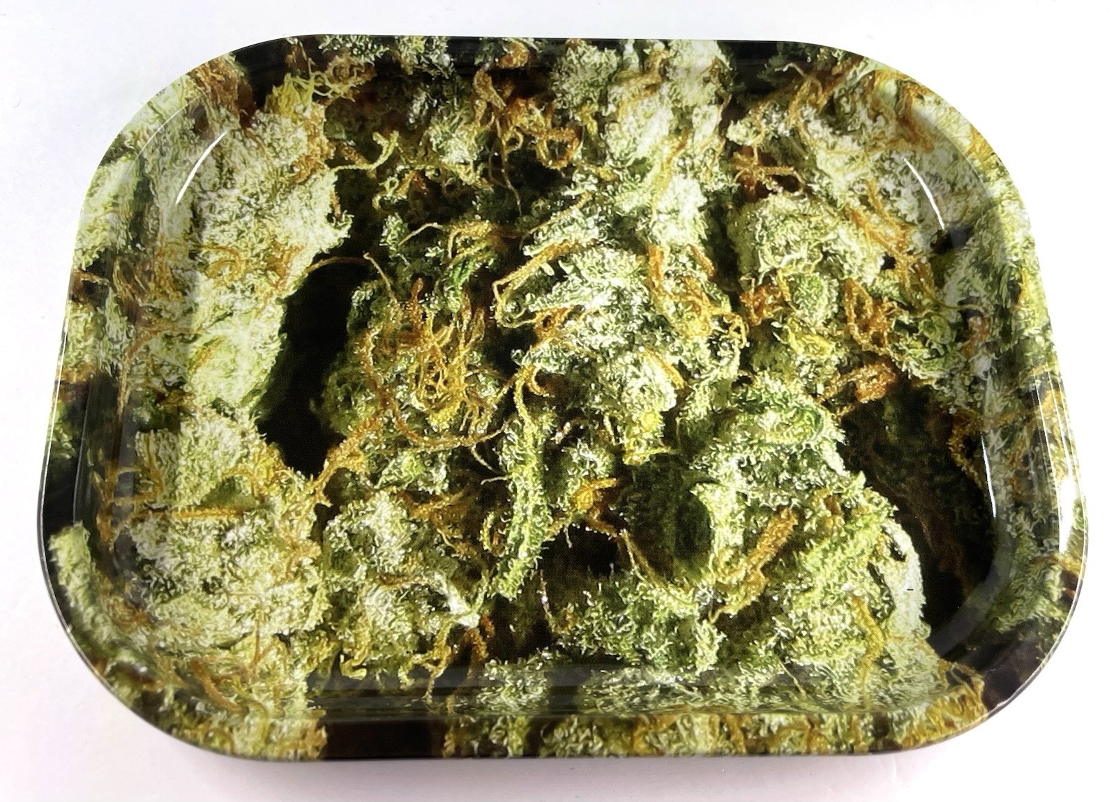 Qty. 50 Green Bud Metal Rolling Tray 5.5 Qty. 50 Green Bud Metal Rolling Tray 5.5