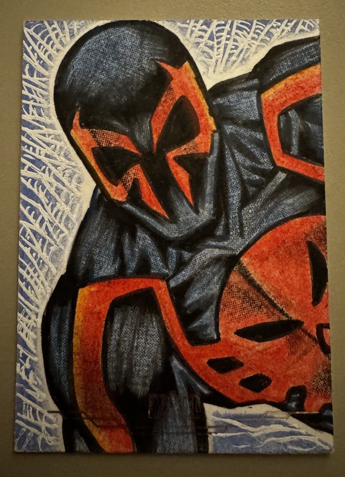 2026 Topps Chrome Marvel 1/1 Beautiful Spider-Man 2099 Sketch - John-Paul Howard 2026 Topps Chrome Marvel 1/1 Beautiful Spider-Man 2099 Sketch - John-Paul Howard