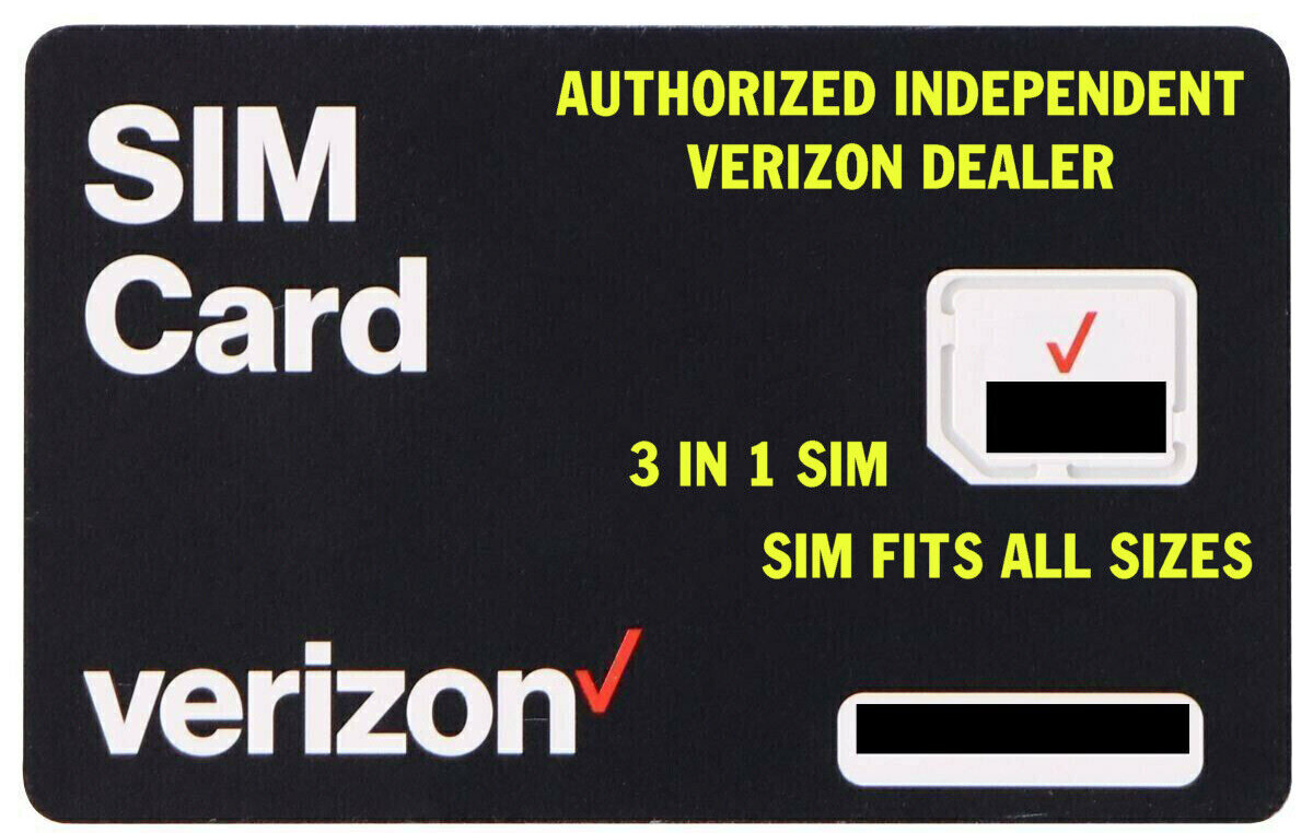 VERIZON SIM CARD FOR CELL PHONES AND HOTSPOTS ⭐ SHIPS FAST VERIZON SIM CARD FOR CELL PHONES AND HOTSPOTS ⭐ SHIPS FAST