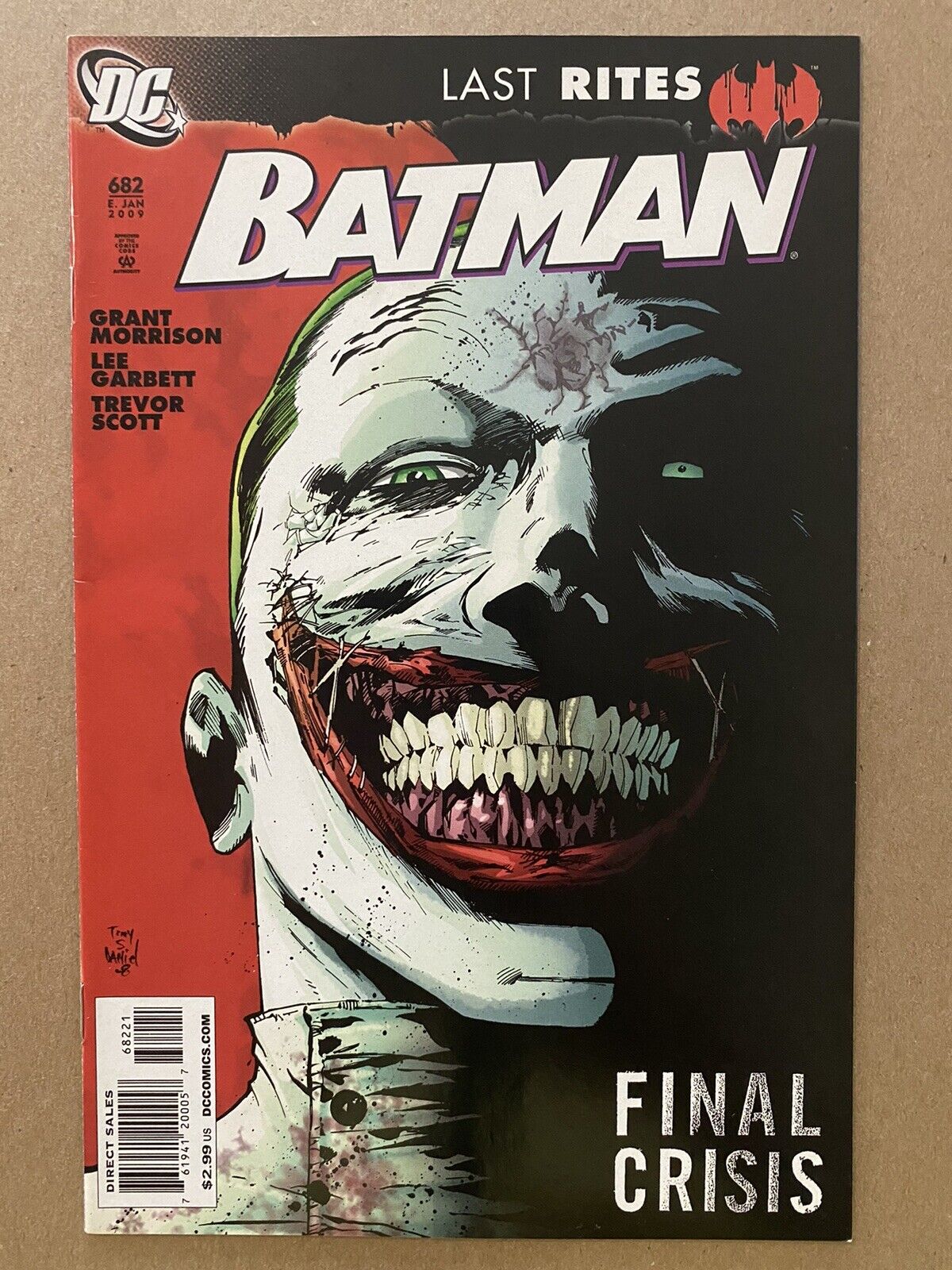 Batman #682 Retailer Incentive Variant DC Comic Book  Classic Joker Cover