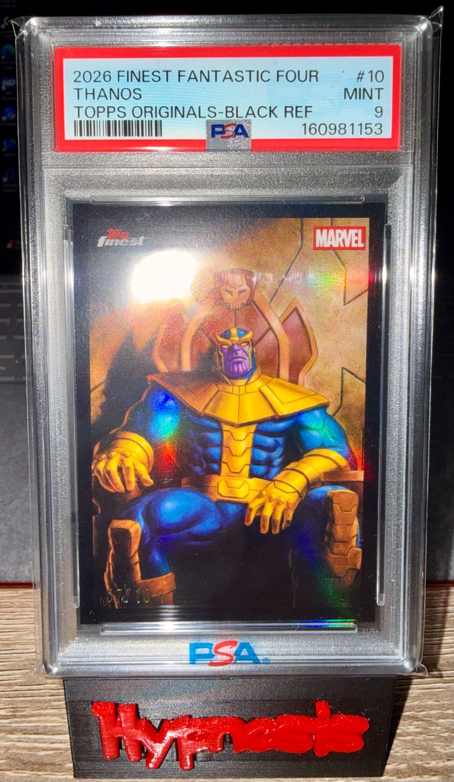 2026 Topps Finest Fantastic Four Thanos Black Refractor /10 Topps Original TO-10 2026 Topps Finest Fantastic Four Thanos Black Refractor /10 Topps Original TO-10