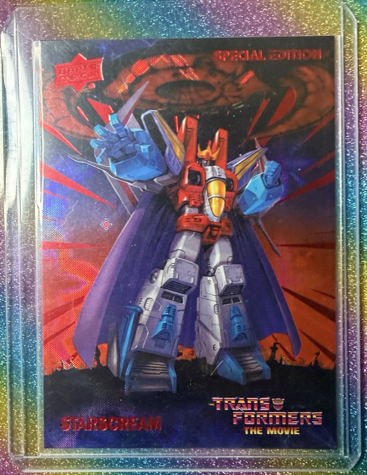 2026 Upper Deck Transformers The Movie 40th Anniversary #9 Starscream Card
