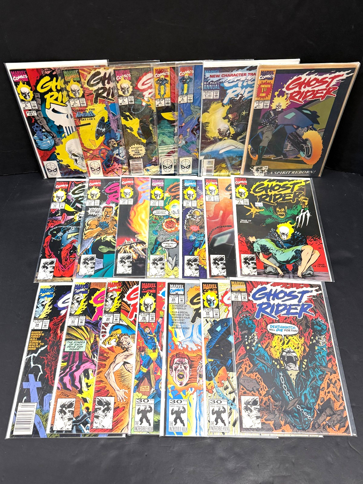 Ghost Rider Lot of 27 #1-40 See Pics for #'s 2 3 4 5 6 7 13 16 17 18 20 22