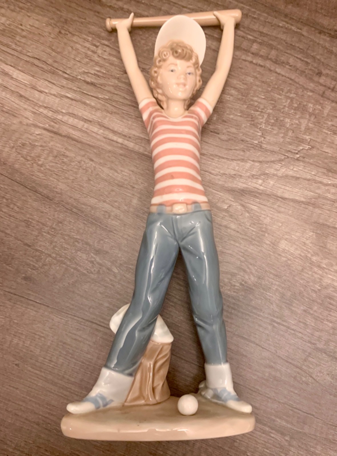 Vintage LLANDRÓ 5289 Little Leaguer Exercising Baseball Player Figurine 12.5\ Vintage LLANDRÓ 5289 Little Leaguer Exercising Baseball Player Figurine 12.5\