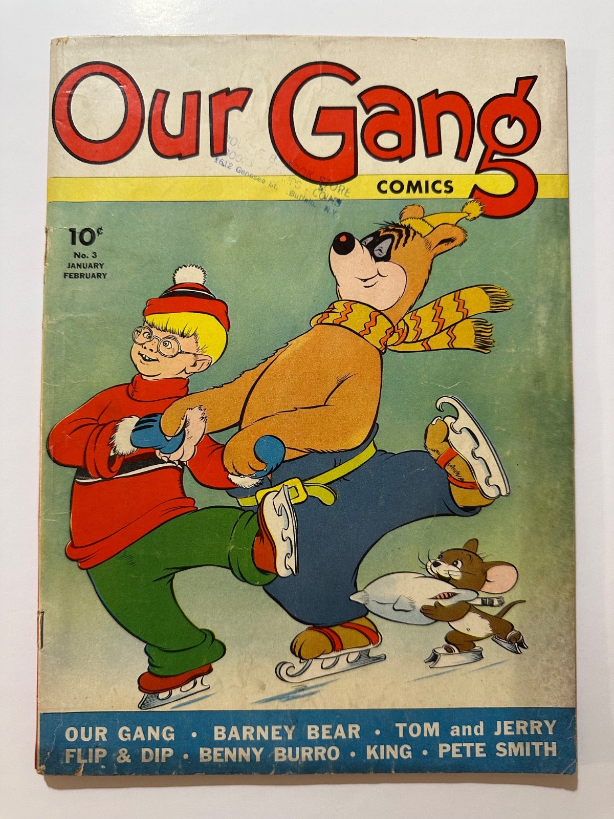Our Gang #3 1943 Rare 3rd Tom & Jerry. Barney Bear. Walt Kelly John Stanley Our Gang #3 1943 Rare 3rd Tom & Jerry. Barney Bear. Walt Kelly John Stanley