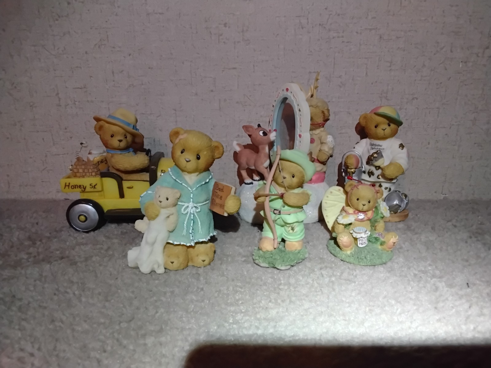Cherished Teddies figurines lot of 6, USED Cherished Teddies figurines lot of 6, USED