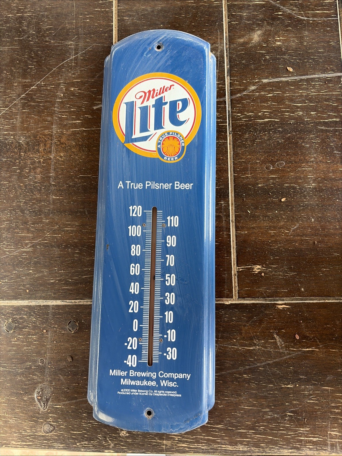 Vintage Miller Lite Beer Advertising Thermometer 17\ Vintage Miller Lite Beer Advertising Thermometer 17\