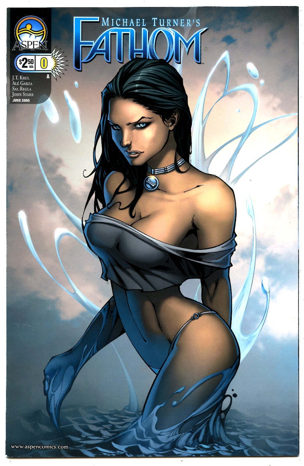 Michael Turner's Fathom #0 Cover A-Alé Garza (Aspen MLT June 2008) - CB551-CB7 Michael Turner's Fathom #0 Cover A-Alé Garza (Aspen MLT June 2008) - CB551-CB7