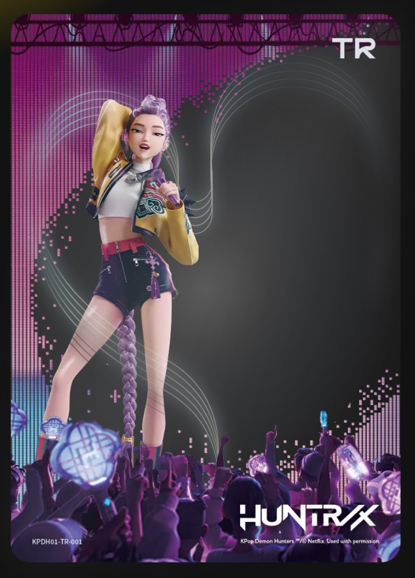 Kayou Kpop Demon Hunters Energy TR QR LR UR SP Card HUNTR/X (Huntrix) Saja Boys