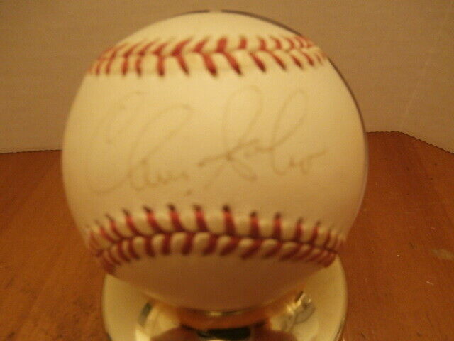 Chris Sabo Autographed Rawlings Baseball Cincinnati Reds Orioles White Sox Cards