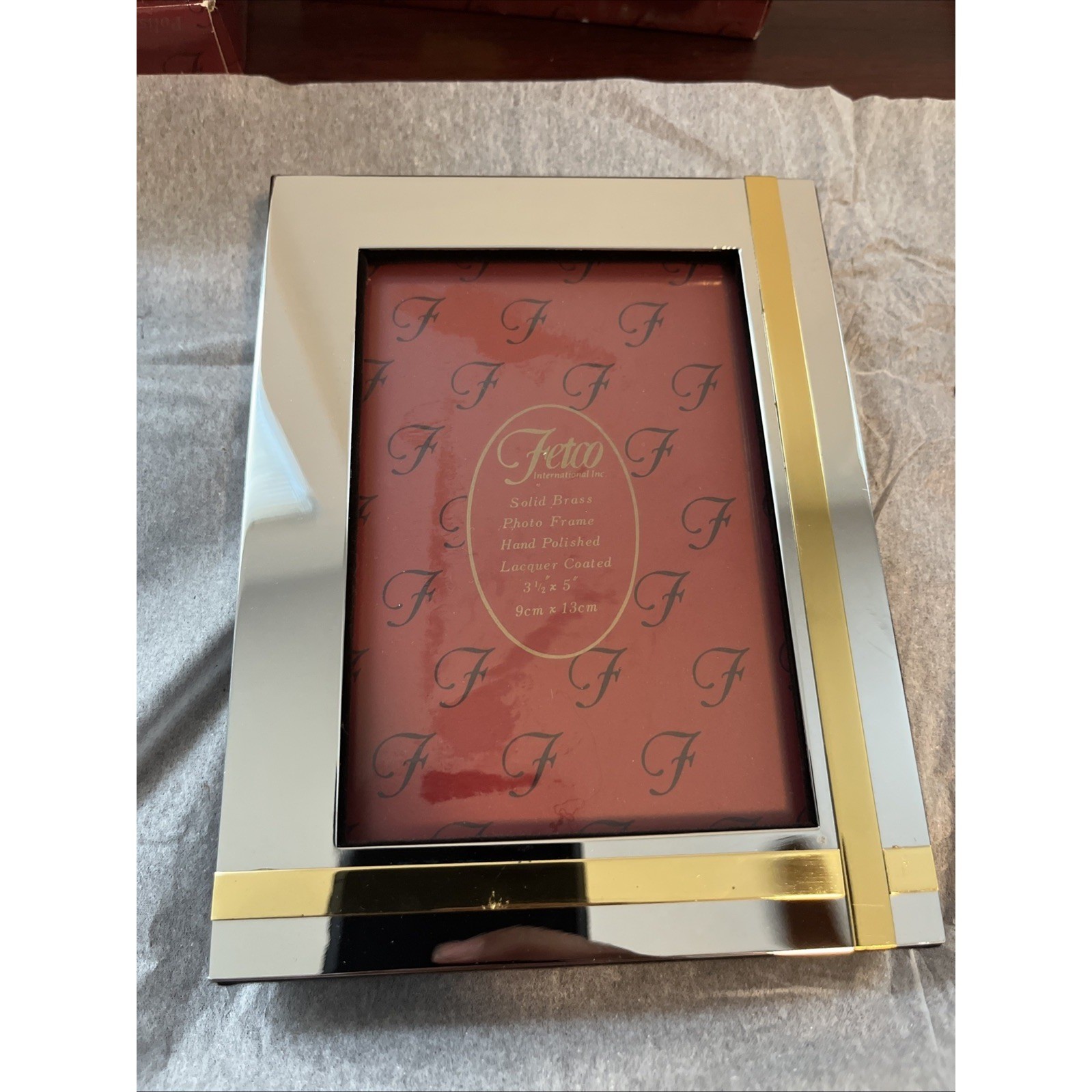 Lot Of 8 vintage Fetco Vintage Brass Picture Frame 3 1/2 x 5 inch Lot Of 8 vintage Fetco Vintage Brass Picture Frame 3 1/2 x 5 inch
