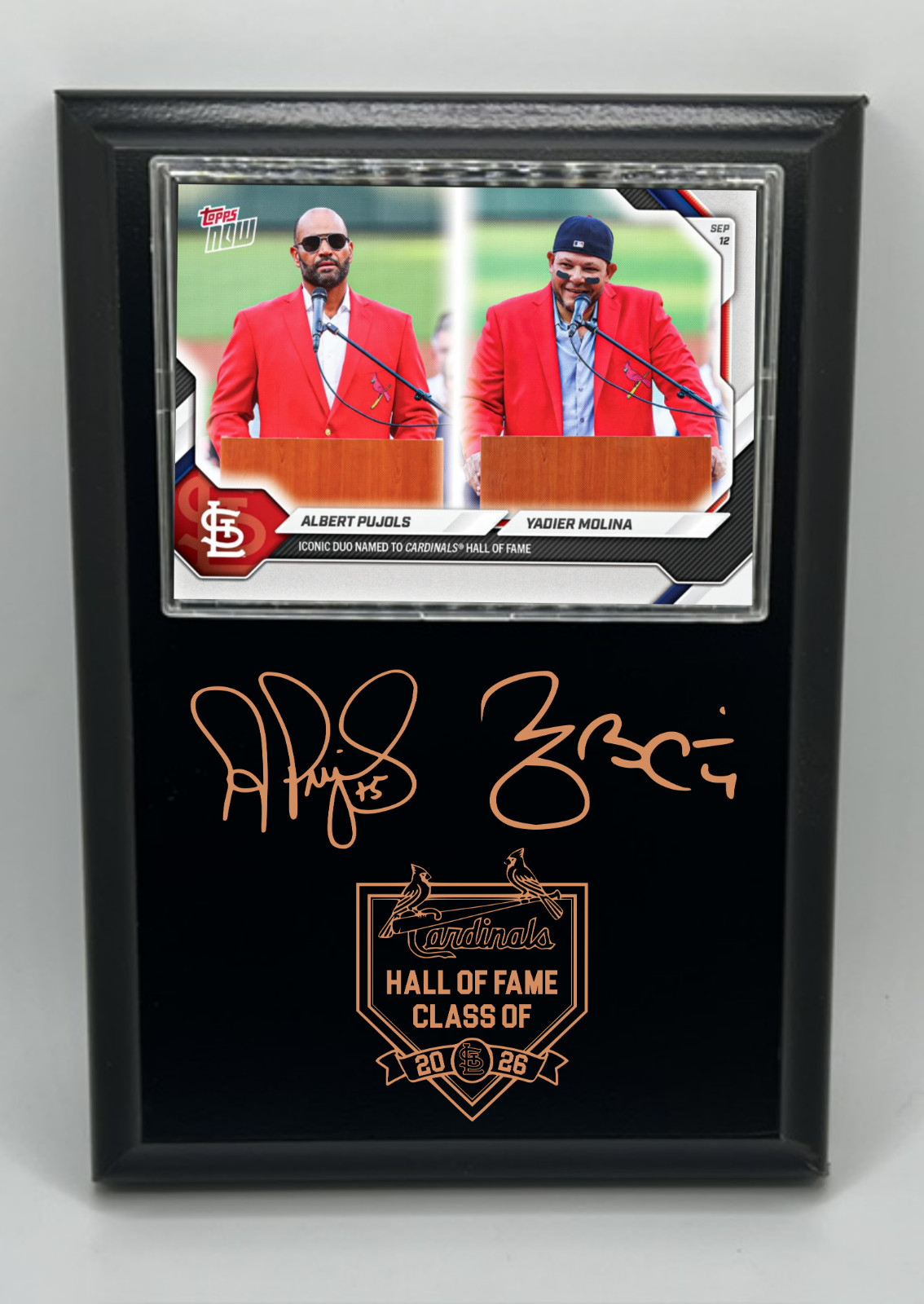 Albert Pujols & Yadier Molina Hall of Fame 7\ Albert Pujols & Yadier Molina Hall of Fame 7\