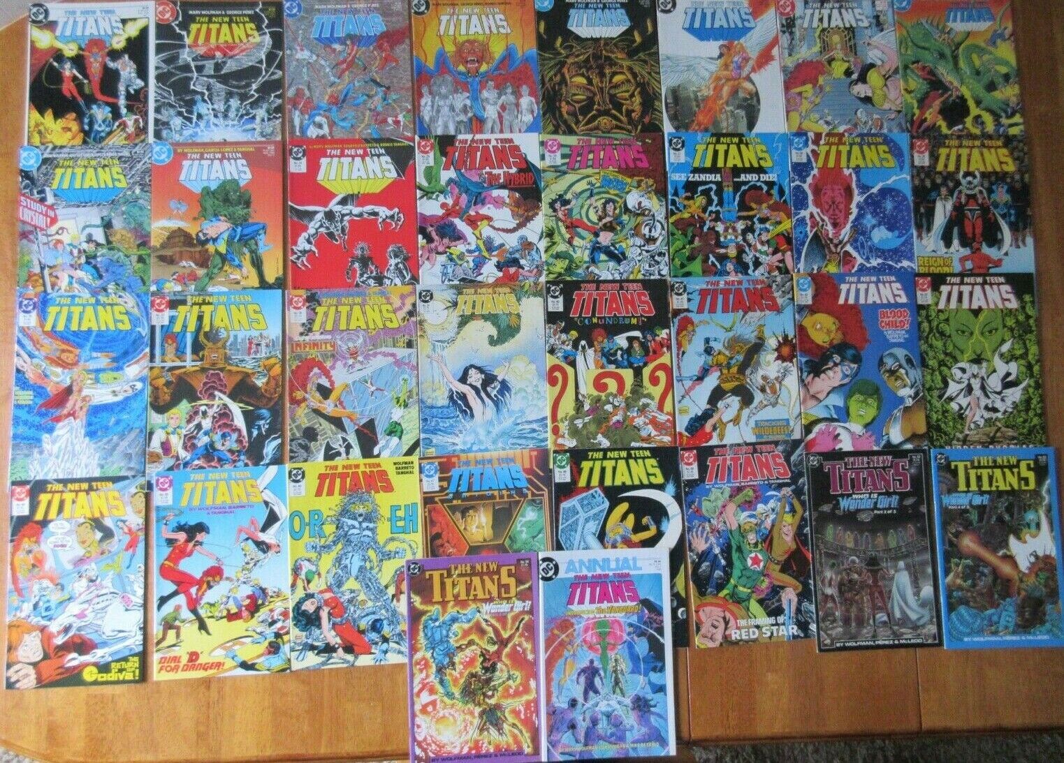 The Teen Titans #1-5,7-11,24-29,35,37-49,52-54 & Annual #1 DC 1984-89 Comics