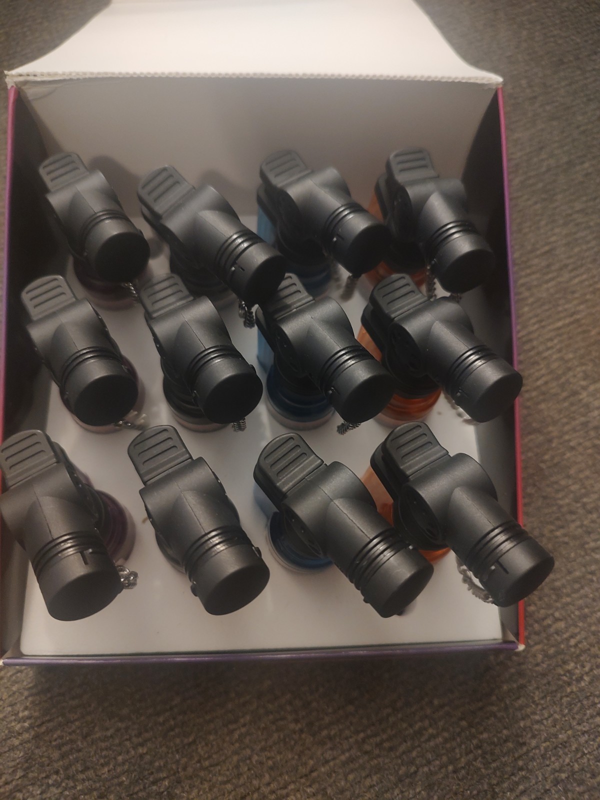Tray of 12 Djeep Turbo Lighters Refillable Tray of 12 Djeep Turbo Lighters Refillable