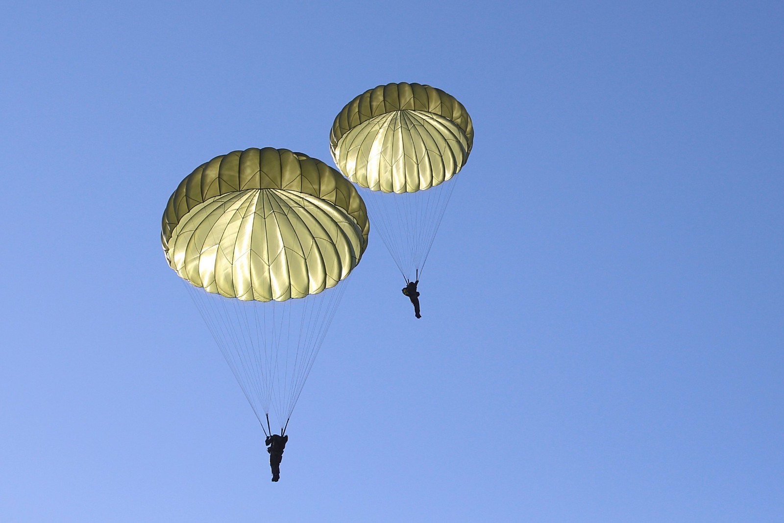 U.S. Armed Forces 35' Personnel Parachute W/O Lines U.S. Armed Forces 35' Personnel Parachute W/O Lines