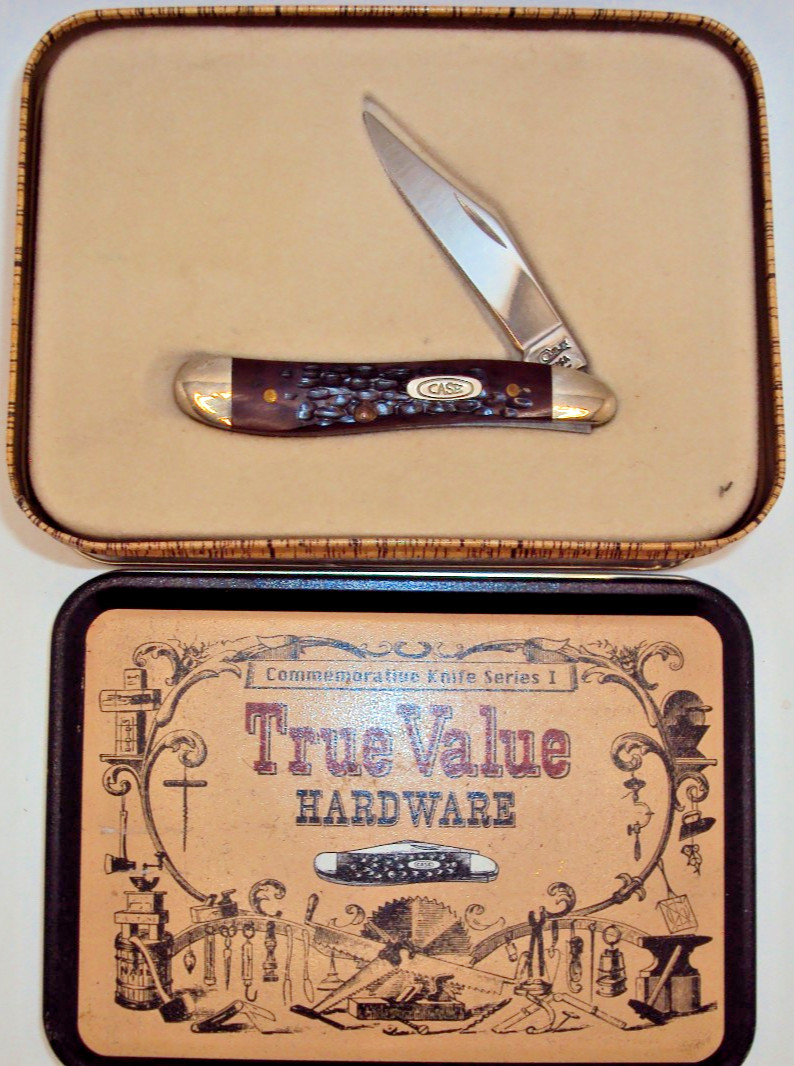 Vintage Case XX USA 6120 SS 4 DOT 1996 Pen Knife True Value Hardware Tin E+ Vintage Case XX USA 6120 SS 4 DOT 1996 Pen Knife True Value Hardware Tin E+