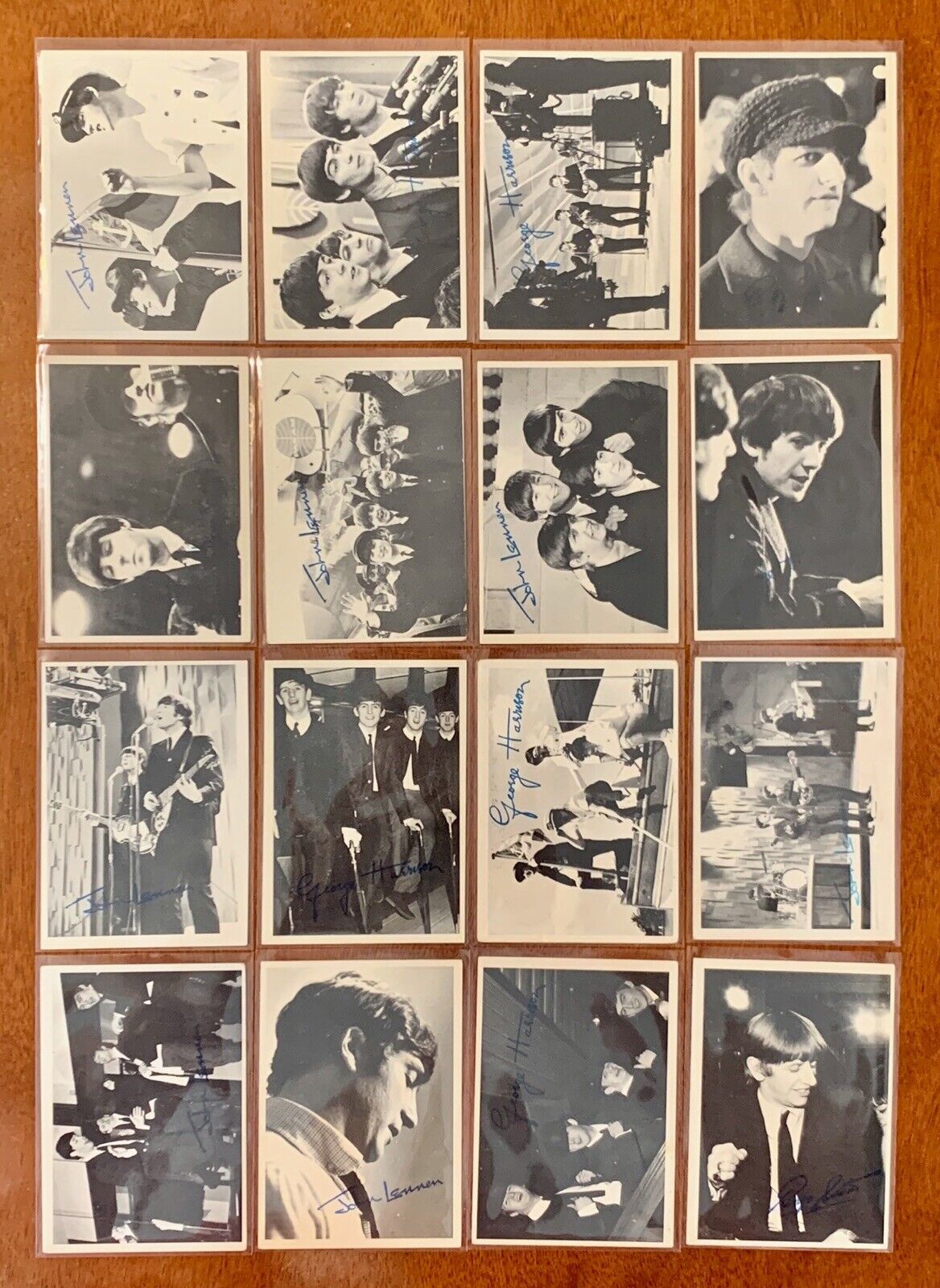 1964 Topps Beatles Black & White Series 2 Mid-Grade Lot (16) – VG/VG-EX
