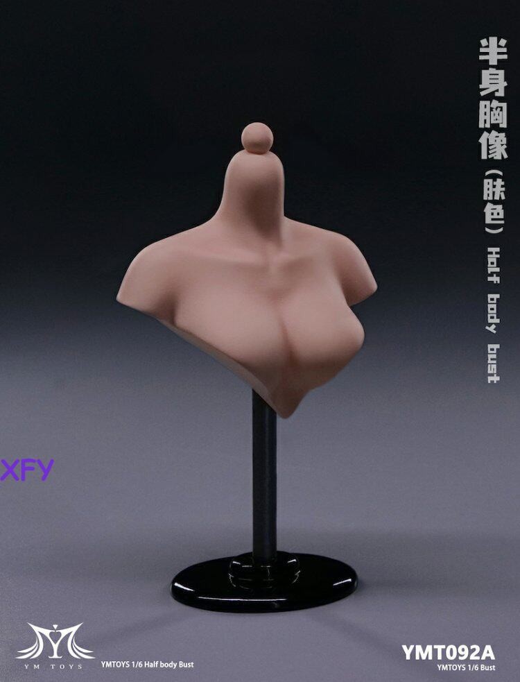 YMTOYS 1/6 Female Bust Display Stand Soldier Figure Head Sculpt Holder YMT092A/B