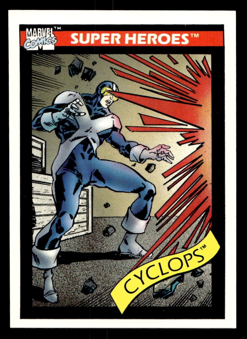 1990 Impel Marvel Universe #8 Cyclops Diamond Preview 1990 Impel Marvel Universe #8 Cyclops Diamond Preview
