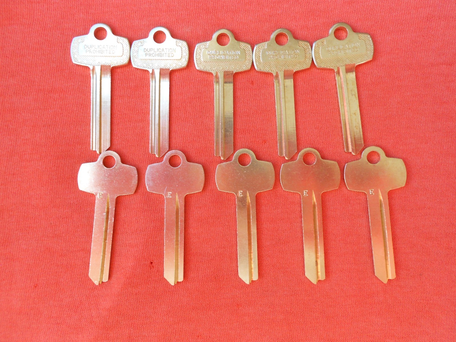 BEST KEY BLANKS (E) KEYWAY PACKAGE OF 10