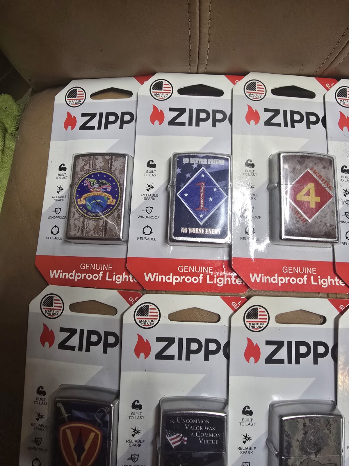 Bradford Exchange Zippo USMC U.S. Marine Corps lot of 10 lighters Bradford Exchange Zippo USMC U.S. Marine Corps lot of 10 lighters