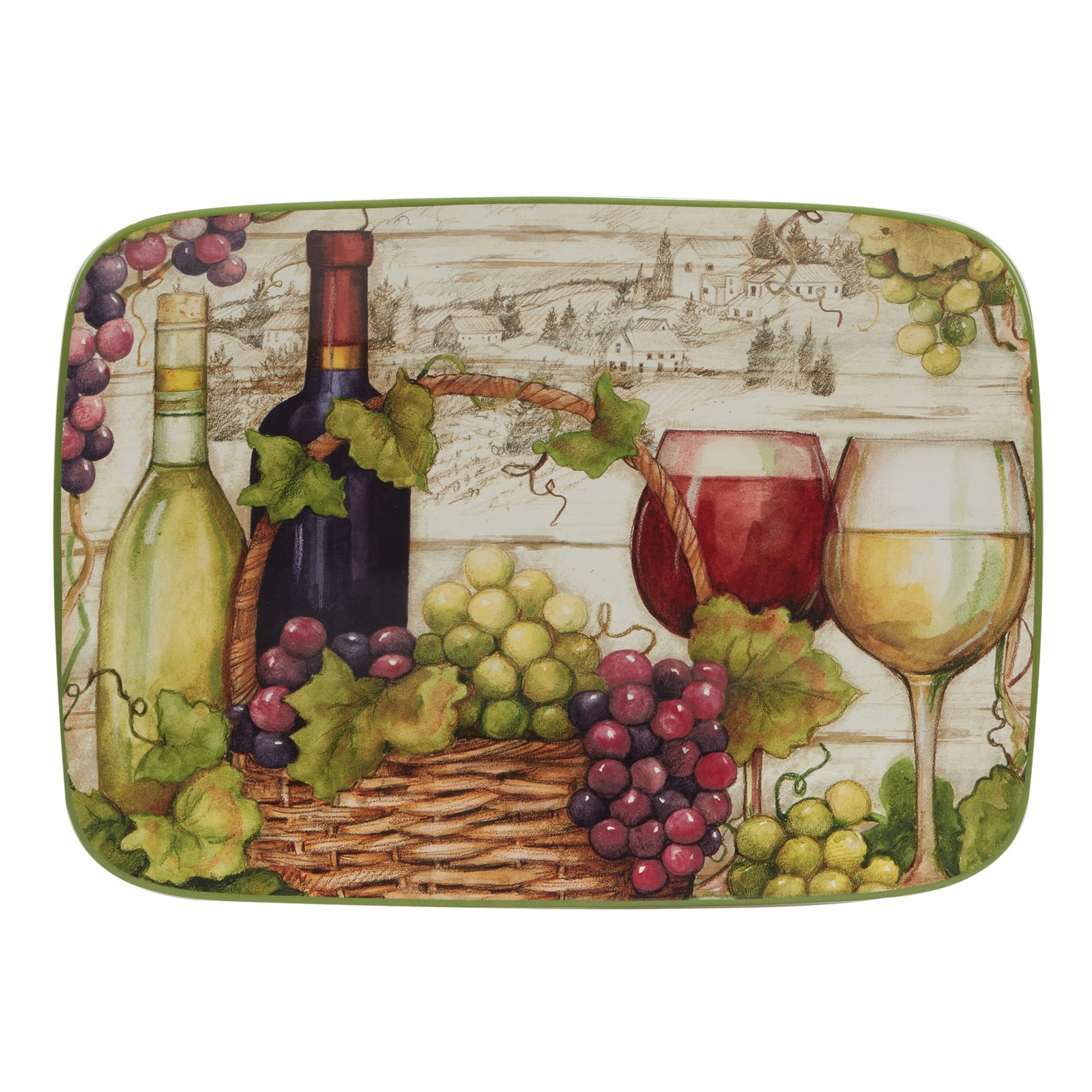 Certified International Meadow Brook Rectangular Platter 14 Certified International Meadow Brook Rectangular Platter 14