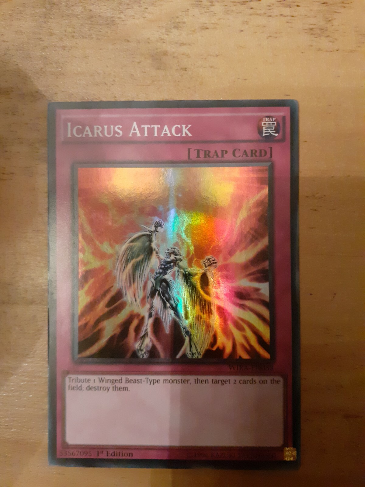 Icarus Attack WIRA en058 Super Rare English