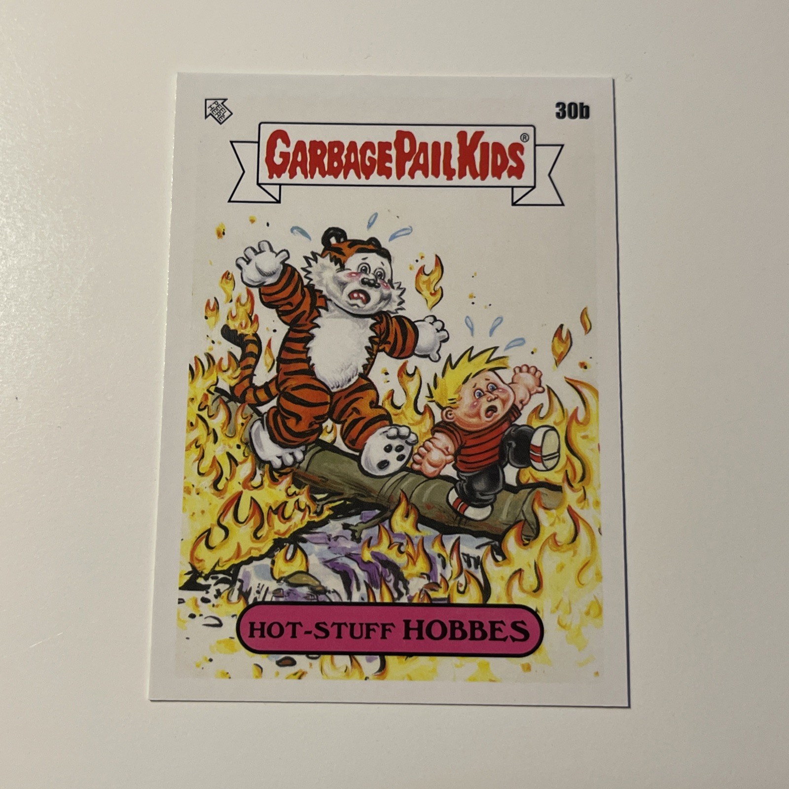 2022 Garbage Pail Kids Book Worms Hot-Stuff Hobbes Card #30b