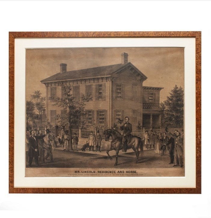 RARE 1865 Abraham Lincoln Lithograph – \