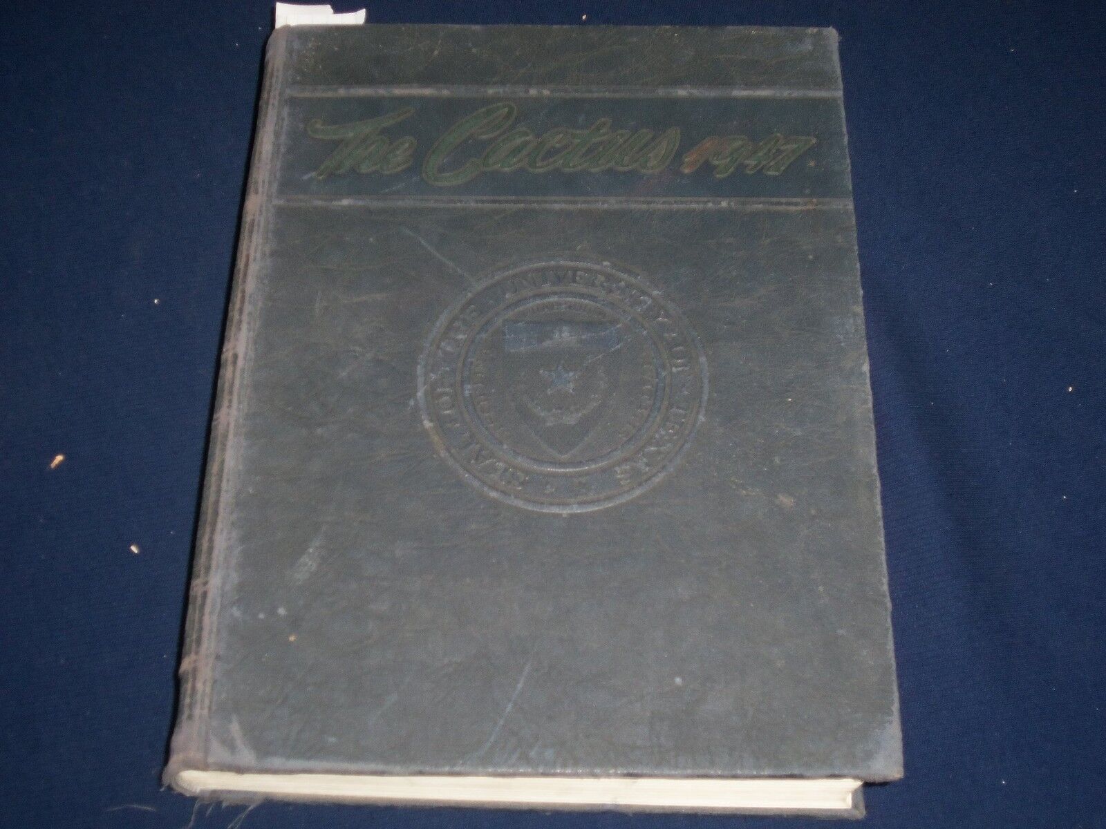 1947 THE CACTUS UNIVERSITY OF TEXAS YEARBOOK - BOBBY LAYNE - JACKSON - YB 350