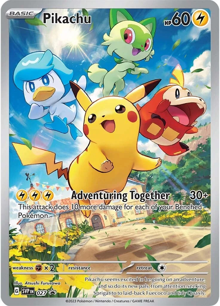 Pikachu (027) [Scarlet & Violet: Black Star Promos] Near Mint Holofoil