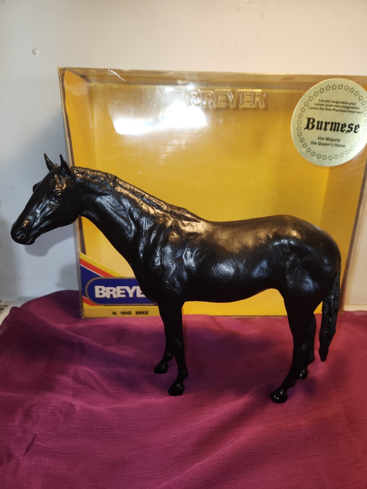 Breyer Burmese Her Majesty The Queen's Horse Very Rare European Export Breyer Burmese Her Majesty The Queen's Horse Very Rare European Export