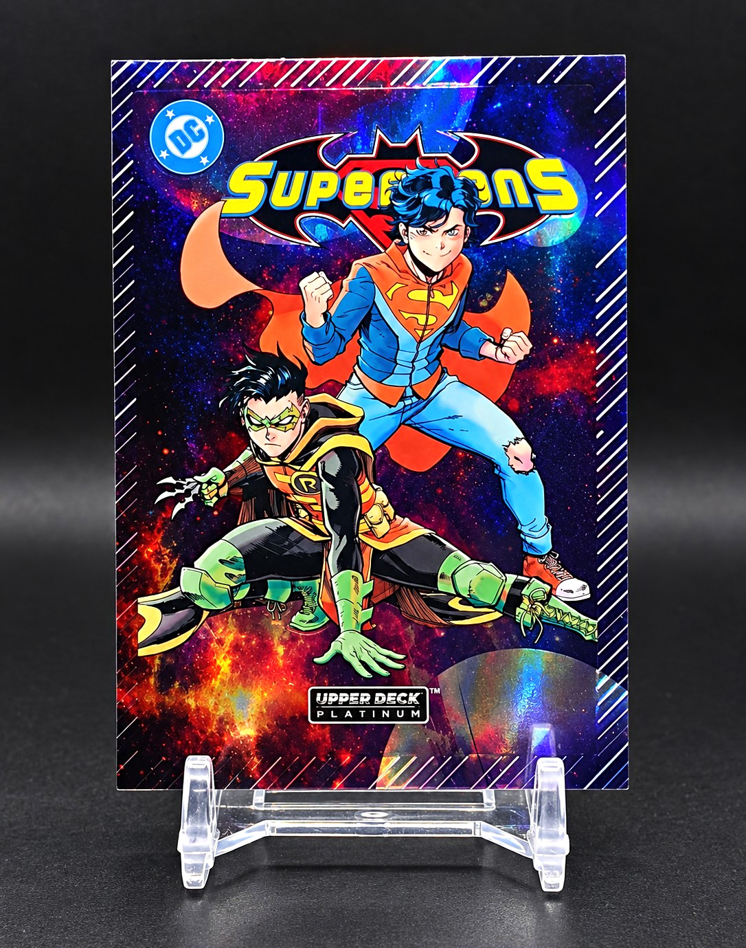 Upper Deck Platinum DC Super Sons VC60 Cover Variant Cosmic #21/25 Reilly Brown