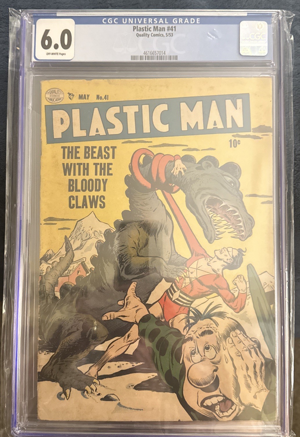 Quality Comics Plastic Man #41 CGC 6.0 1953 The Best With The Bloody Claws Quality Comics Plastic Man #41 CGC 6.0 1953 The Best With The Bloody Claws