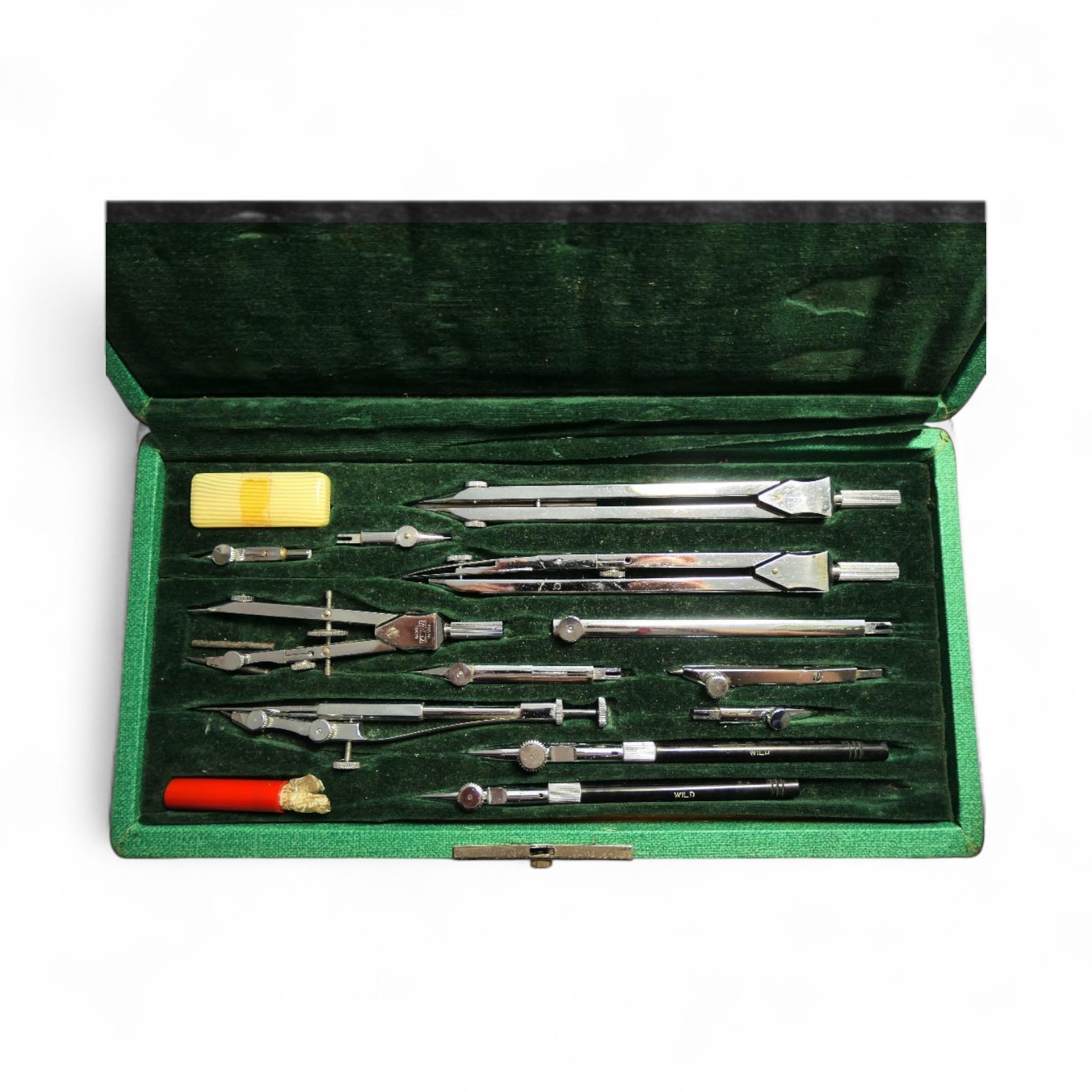 Vintage Kihara Seisakusho Drafting Compass Set