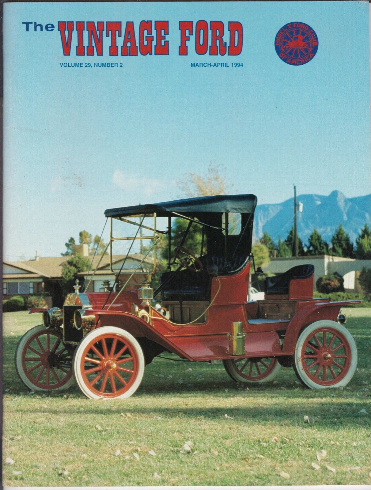 1911S. THE RUNABOUT -  THE VINTAGE FORD MAGAZINE - ALBUQUERQUE, NEW MEXICO