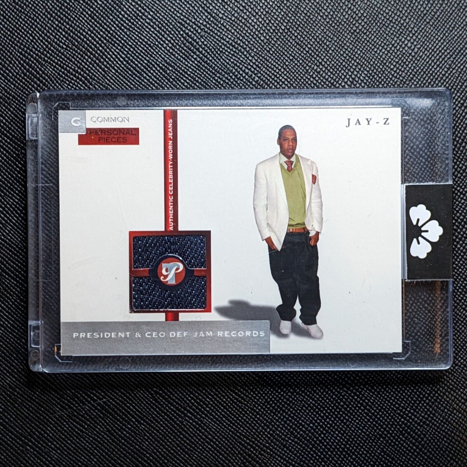 2005-06 Topps Pristine Jay-Z  Personal Pieces Jeans Patch Relic /350