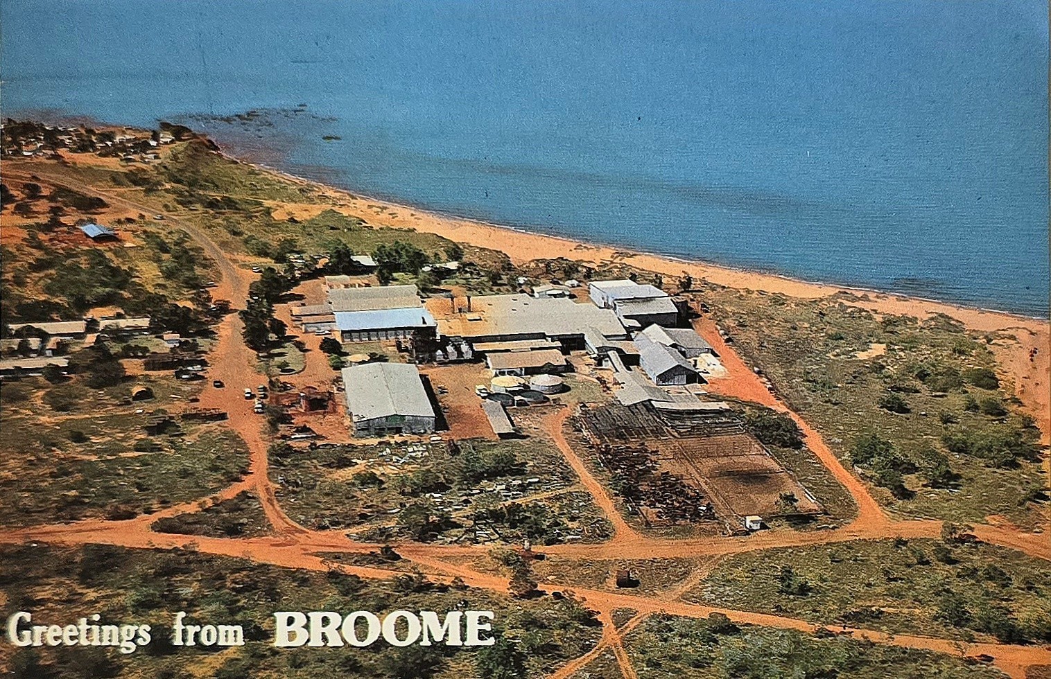 Australia Broome 1970/80 old card pc cpa postcard