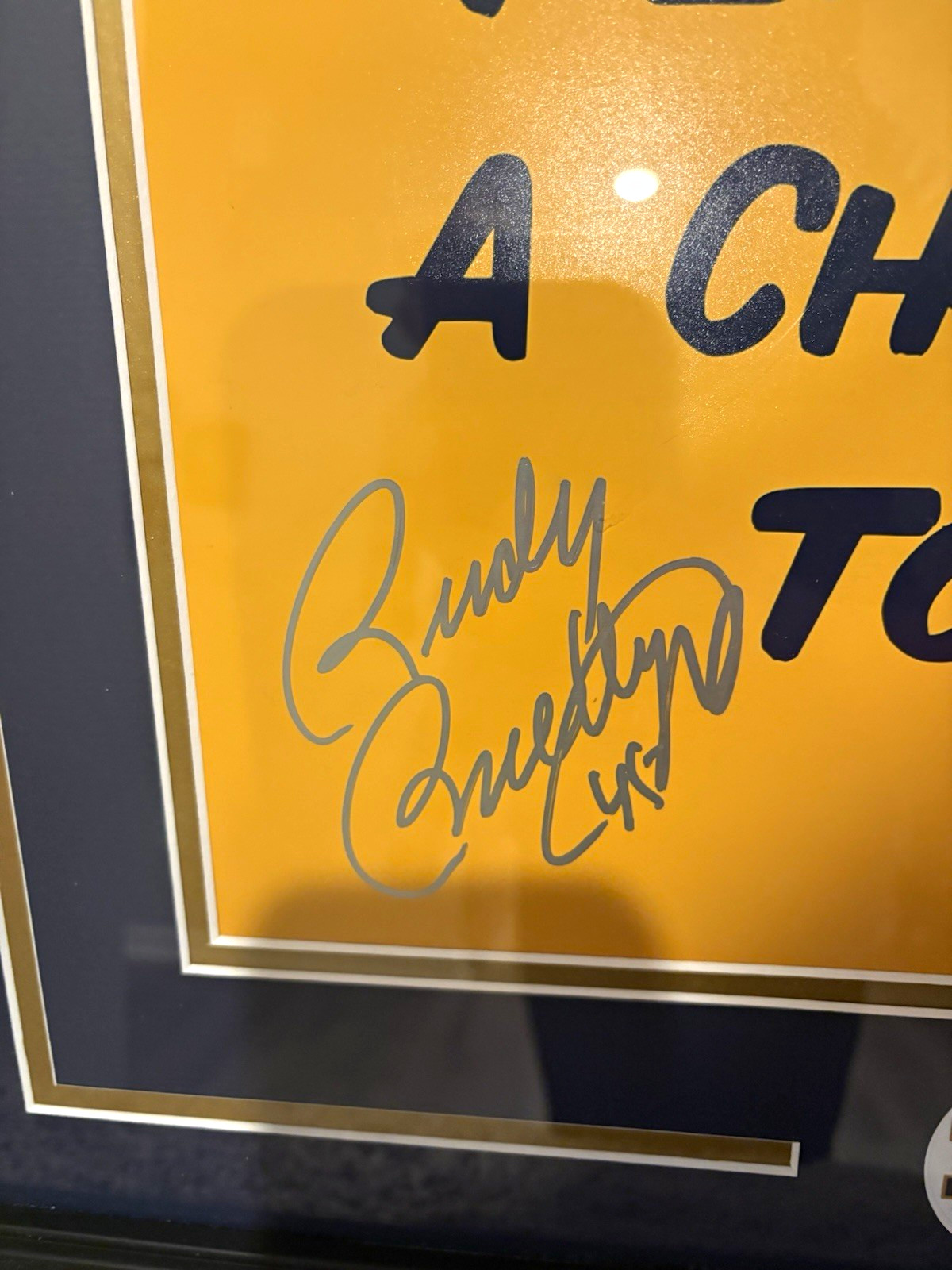 Rudy Ruettiger Signed 