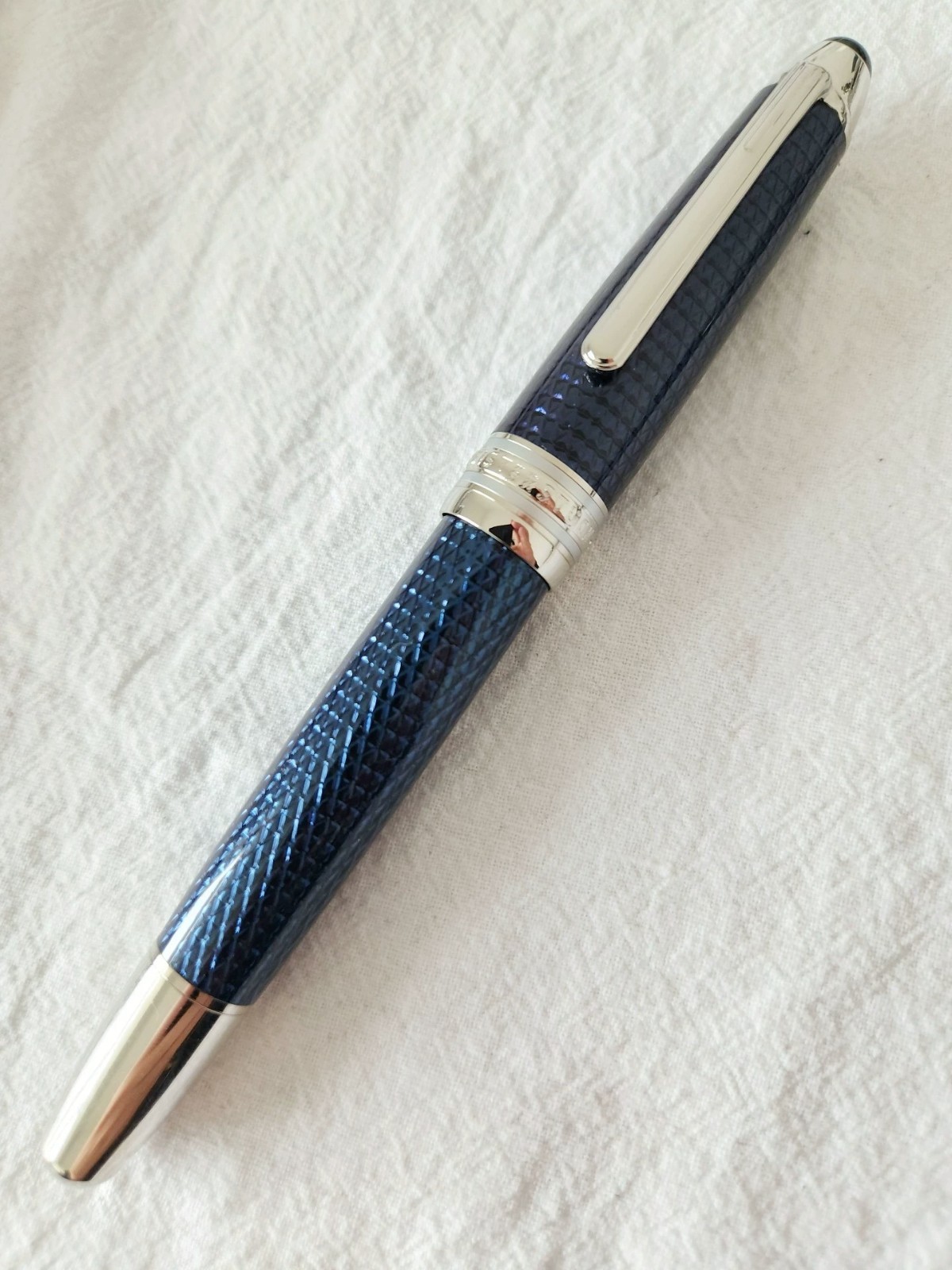 Montblanc Meisterstuck 146 Blue Hour Fountain Pen With Box Montblanc Meisterstuck 146 Blue Hour Fountain Pen With Box