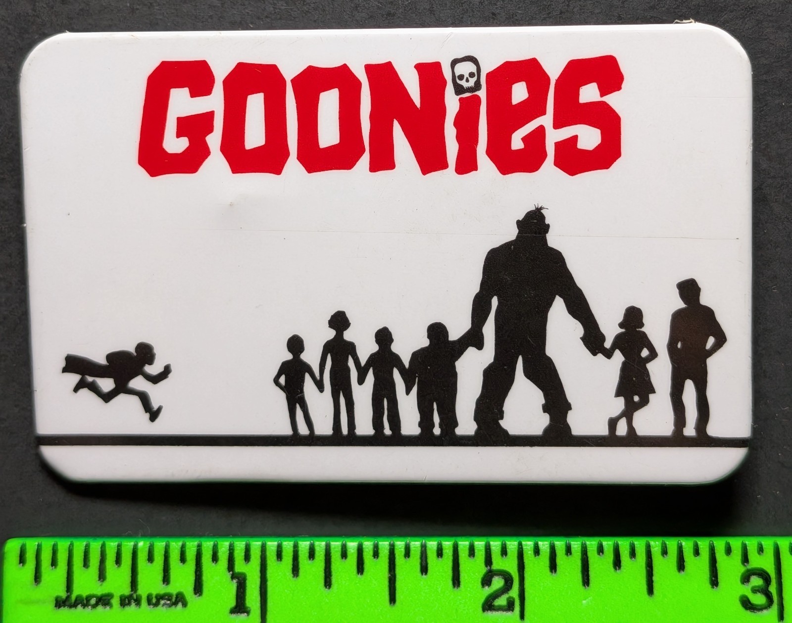 Vintage 1985 The Goonies Movie Pinback Pin Vintage 1985 The Goonies Movie Pinback Pin