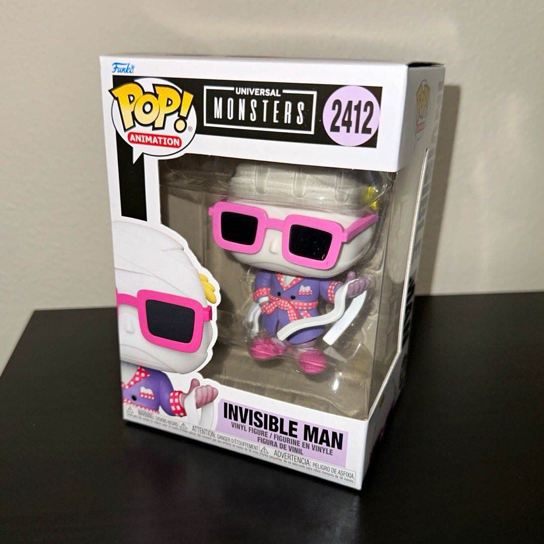 Funko Pop Universal Monsters - Invisible Man #2412 Vinyl Figure (NEW)