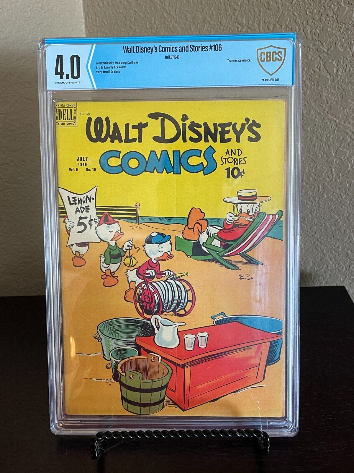 1949 Walt Disney\'s Comics and Stories #106 - CBCS 4.0