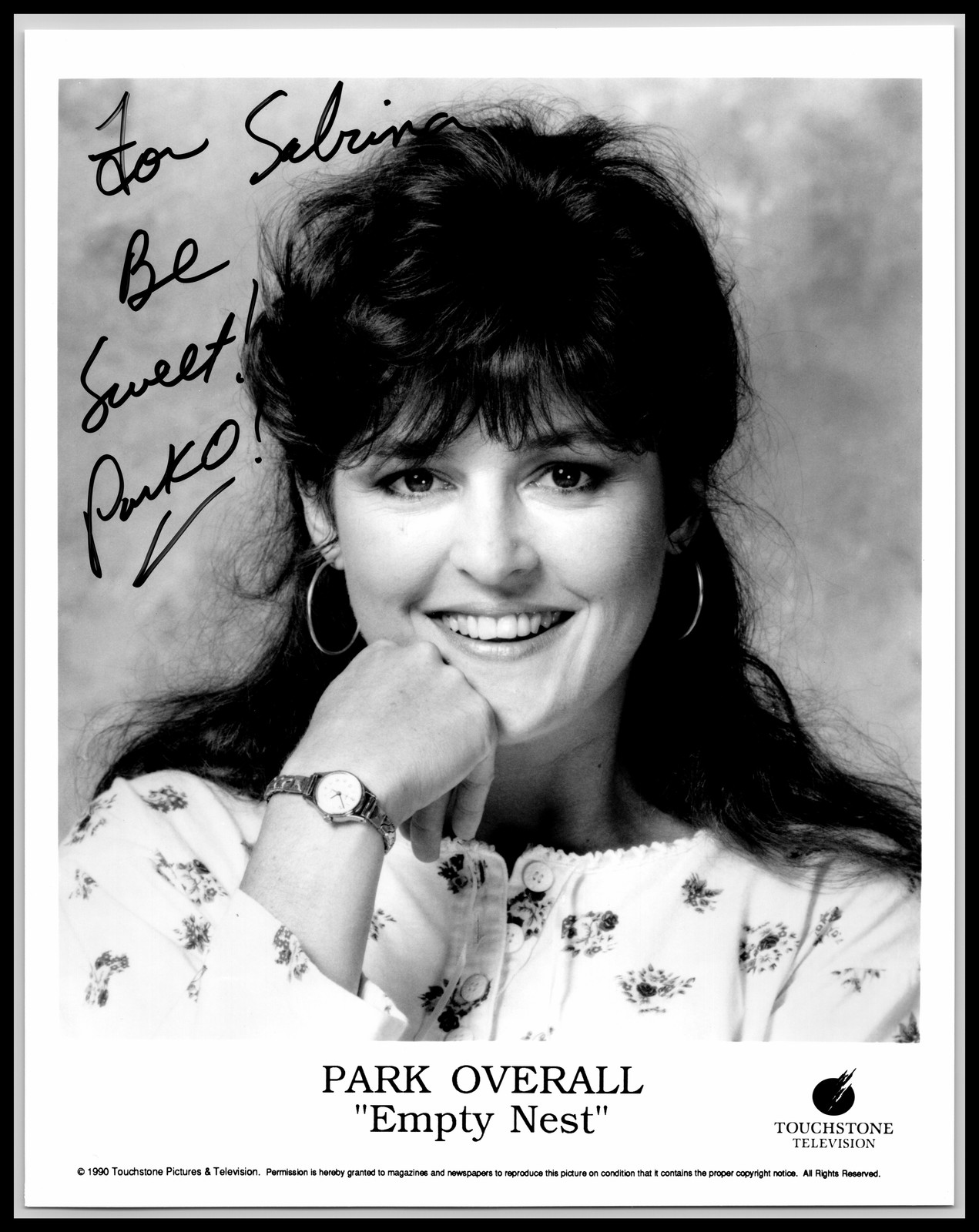 Park Overall - Actress - 8x10 Photo - Signed / Autograph (b) Park Overall - Actress - 8x10 Photo - Signed / Autograph (b)