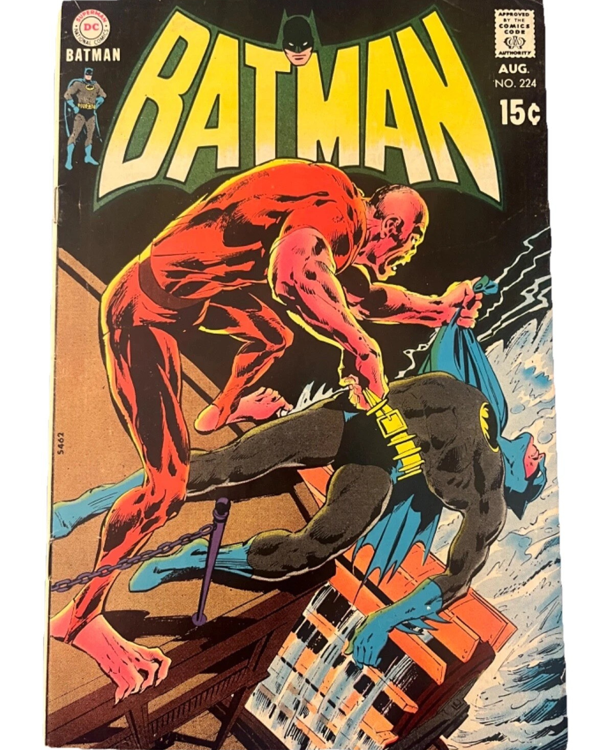 BATMAN #224 Aug 1970 1ST MOLOCH VS BATMAN Bronze Age FREE USPS SHIPPING (VF-) BATMAN #224 Aug 1970 1ST MOLOCH VS BATMAN Bronze Age FREE USPS SHIPPING (VF-)