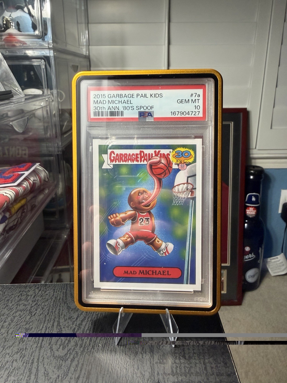 2015 Topps Garbage Pail Kids 30th Anniversary MAD MICHAEL Jordan #7a Card PSA 10 2015 Topps Garbage Pail Kids 30th Anniversary MAD MICHAEL Jordan #7a Card PSA 10