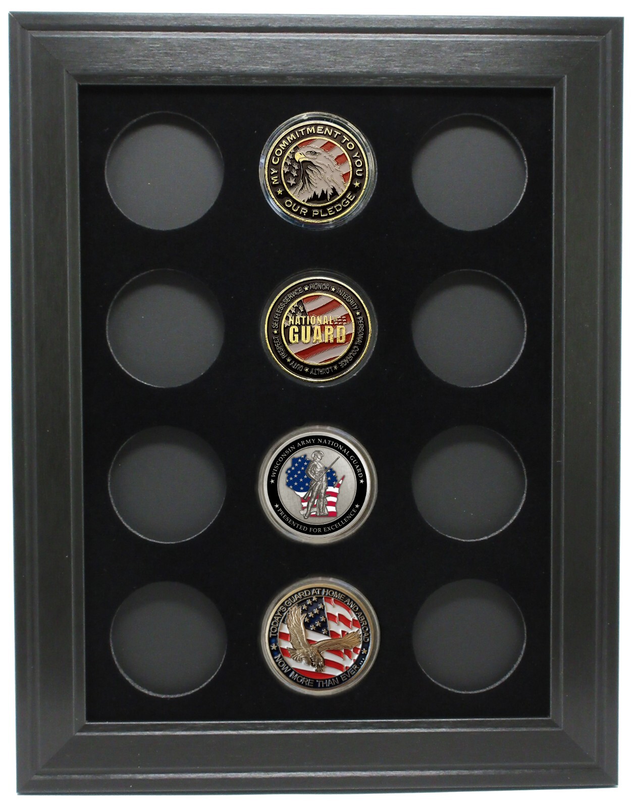 12 MILITARY CHALLENGE COINS (NOT INCLUDED) WALL DISPLAY PICTURE FRAME 9 12 MILITARY CHALLENGE COINS (NOT INCLUDED) WALL DISPLAY PICTURE FRAME 9