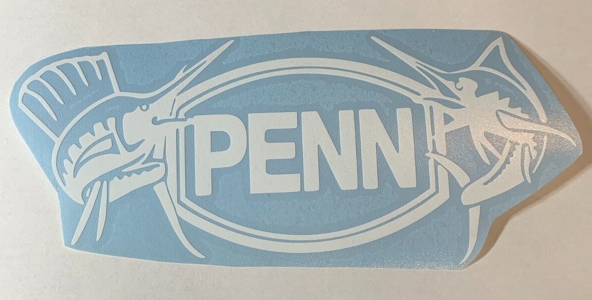 Penn Reels #3 Logo Die Cut Vinyl Decal High Quality Outdoor Sticker Fishing Rods Penn Reels #3 Logo Die Cut Vinyl Decal High Quality Outdoor Sticker Fishing Rods